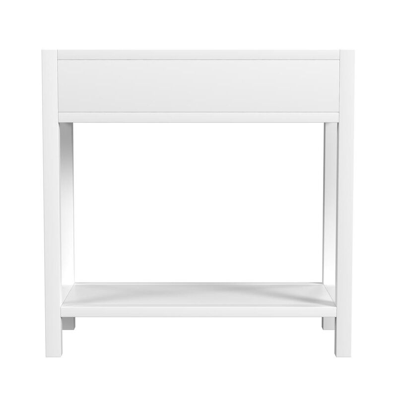 Butler Specialty Lark 30 Wood 1-Drawer Nightstand, White