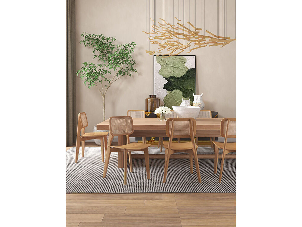Versailles Brown Square Dining Chairs (Set of 4) | Mathis Home