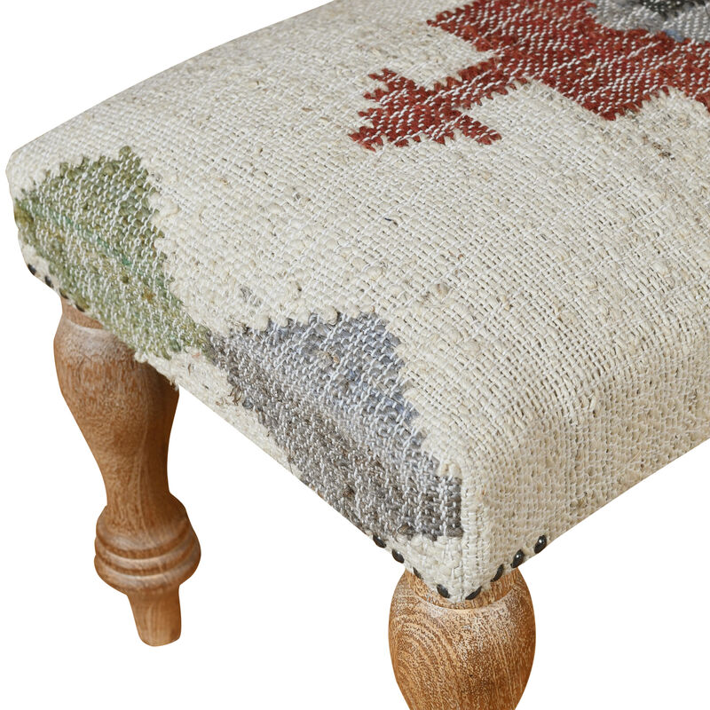 Athena Southwestern Kilim Accent Bench image number 3