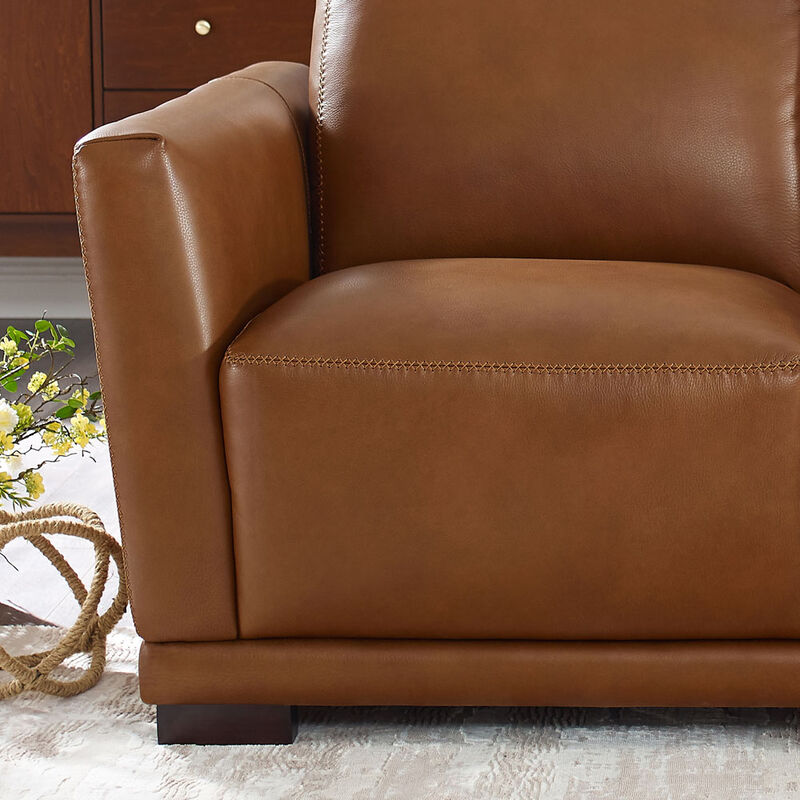 Mary Top Grain Leather Chair