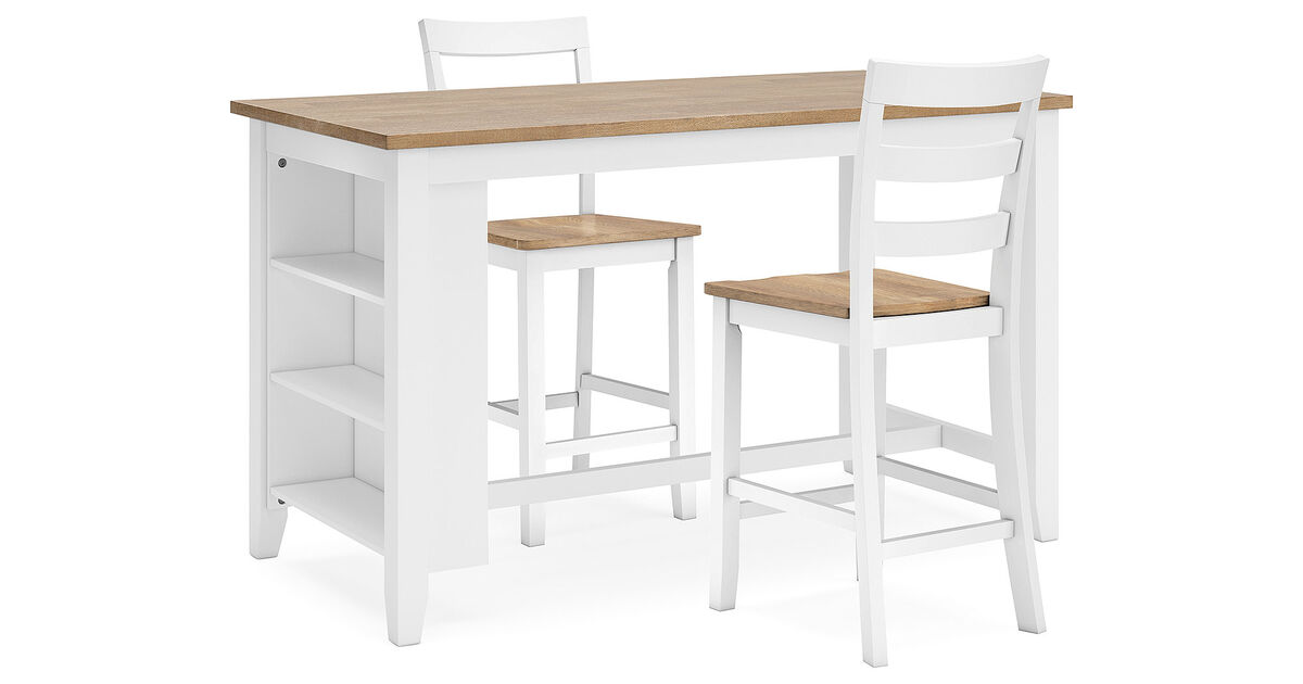 Gesthaven 3-Piece Counter Dining Set