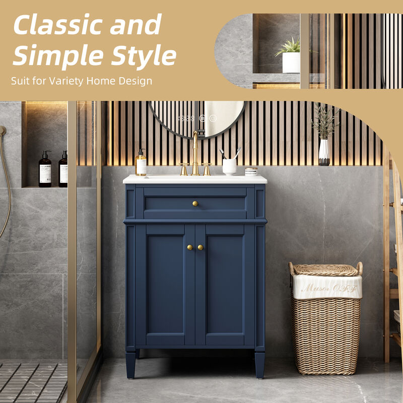 Nehird Bathroom Storage Cabinet with Sink image number 2