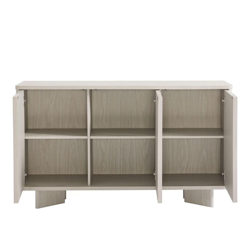 Flux Arched Door Sideboard in White Wash image number 8