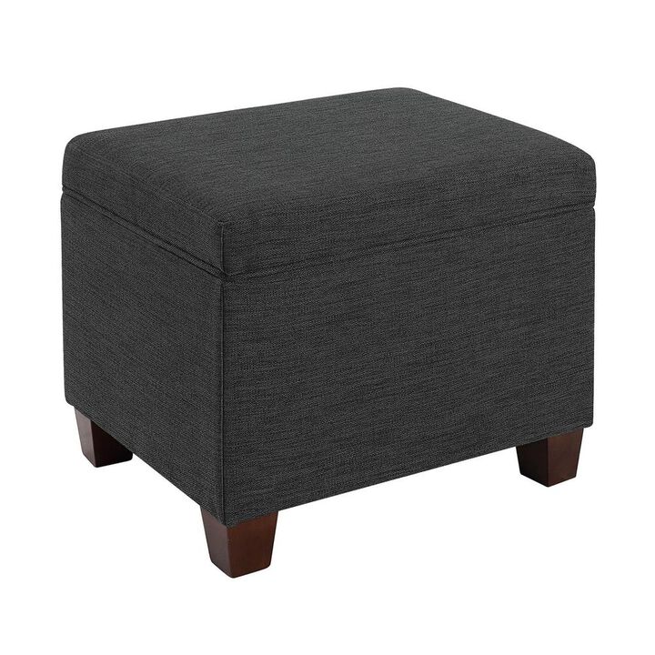 Convenience Concepts Madison Storage Ottoman, Gray