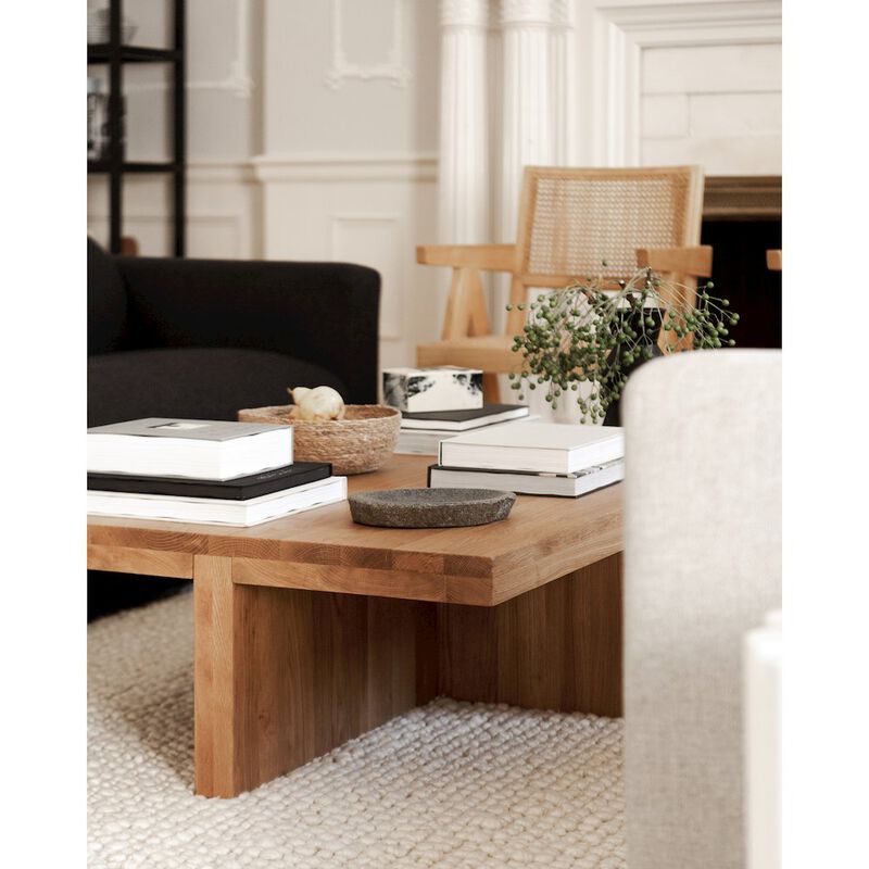 Moe's Home Collection Folke Rectangular Coffee Table Natural