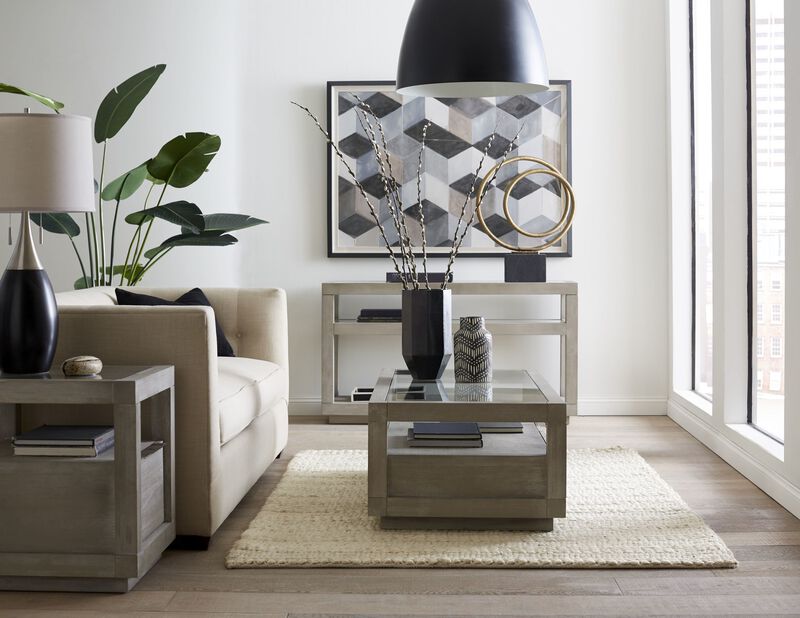 Oxford One-Drawer End Table in Mineral