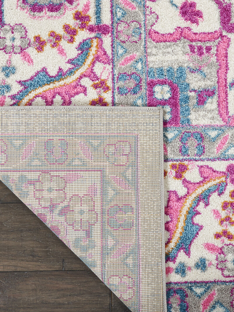 Passion PSN20 Light Gray/Pink 6'7" x 9'6" Rug image number 2