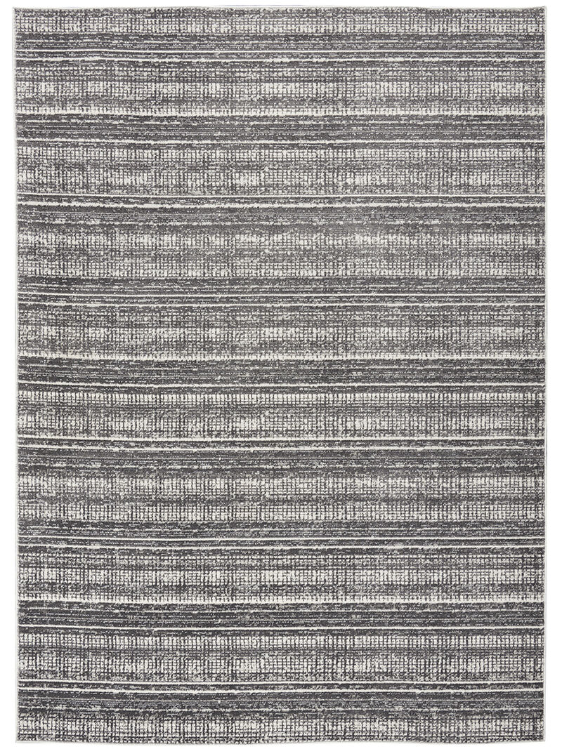 CK011 Verdant VRD04 Charcoal/Ivory 5'3" x 7'3" Rug