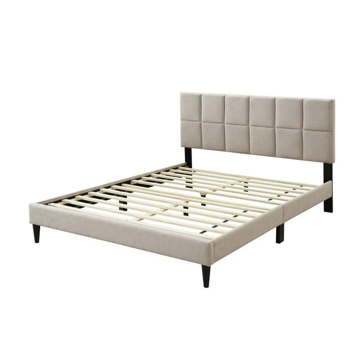 Evelyn Upholstered Queen Bed In A Box