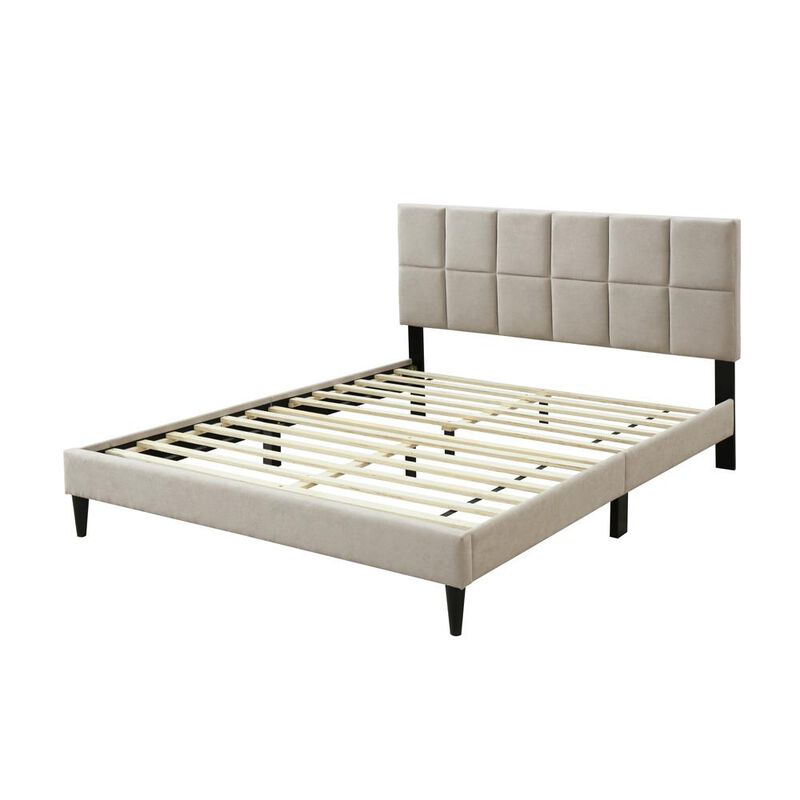 Evelyn Upholstered King Bed In A Box