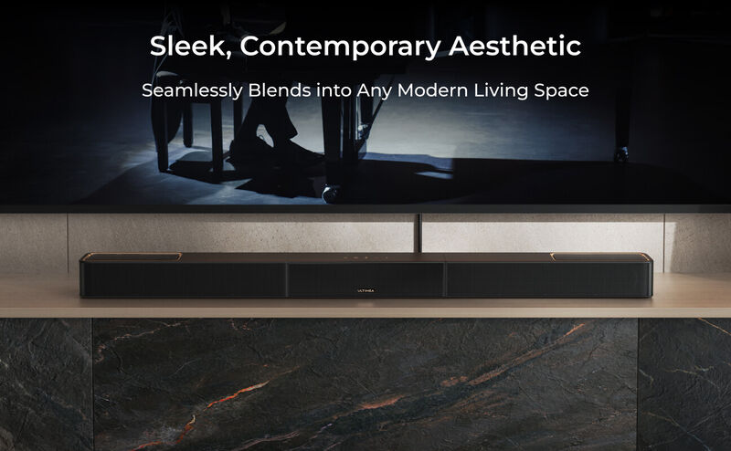 ULTIMEA Skywave Series 5.1.2 Channel Wireless Surround Sound Bar for Smart TV, 530W Sound System with Dolby Atmos image number 2