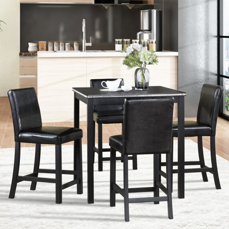 Zograk 5‑Piece Counter Height Dining Table Set image number 8