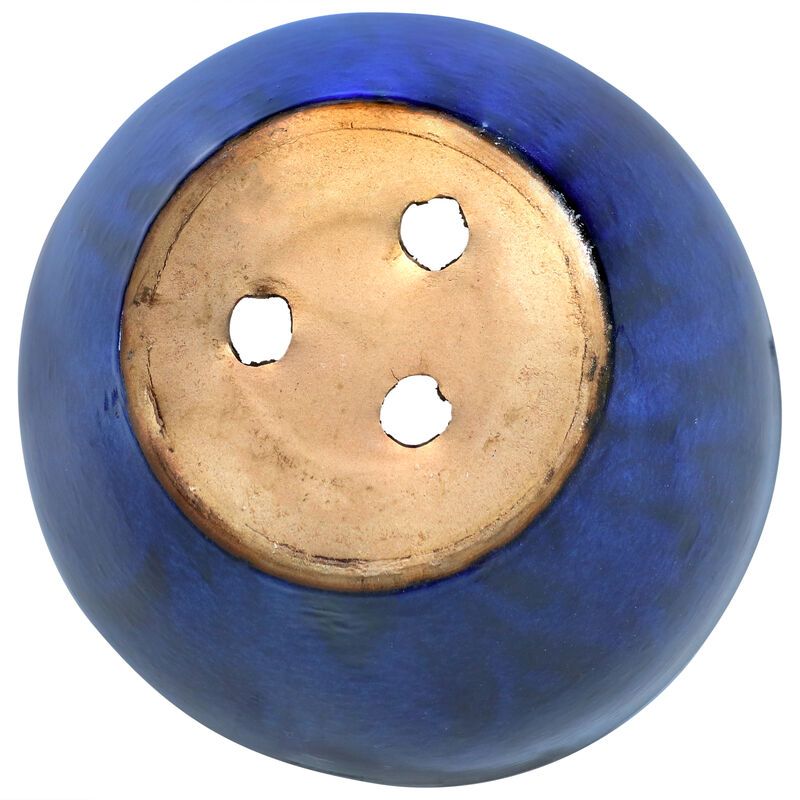 Sunnydaze 13 in Resort High-Fired Glazed Ceramic Planter