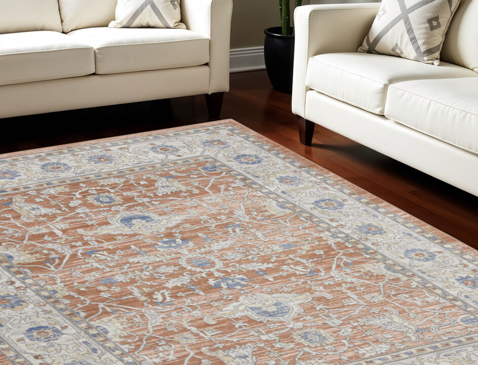 HomeRoots Oriental Power Loom Area Rug