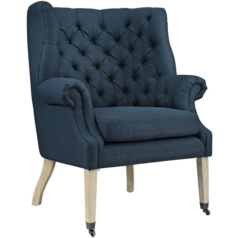Chart Upholstered Fabric Lounge Chair image number 0