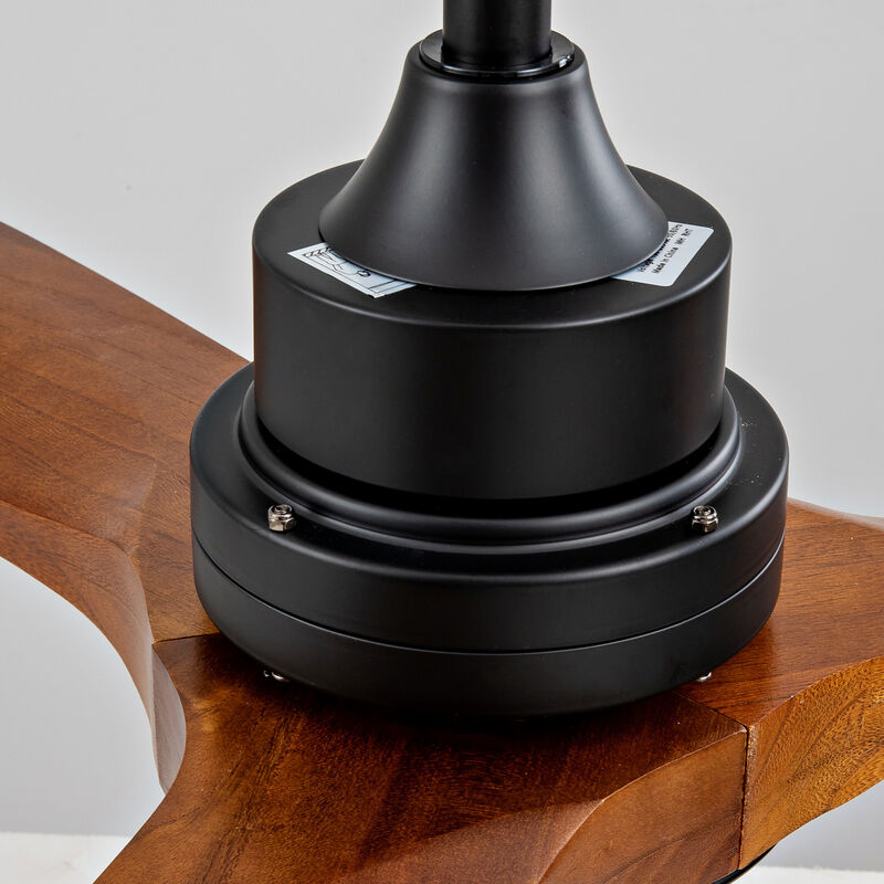 52" Indoor Ceiling Fan with 3 Solid Wood Blades image number 7