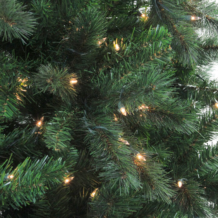 7.5' Pre-Lit Medium Mixed Scotch Pine Artificial Christmas Tree - Clear Lights