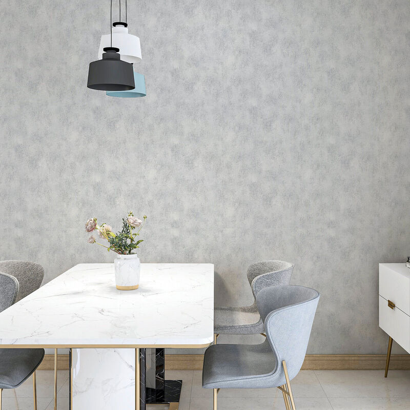 Victor Grey Plaster Wallpaper image number 3