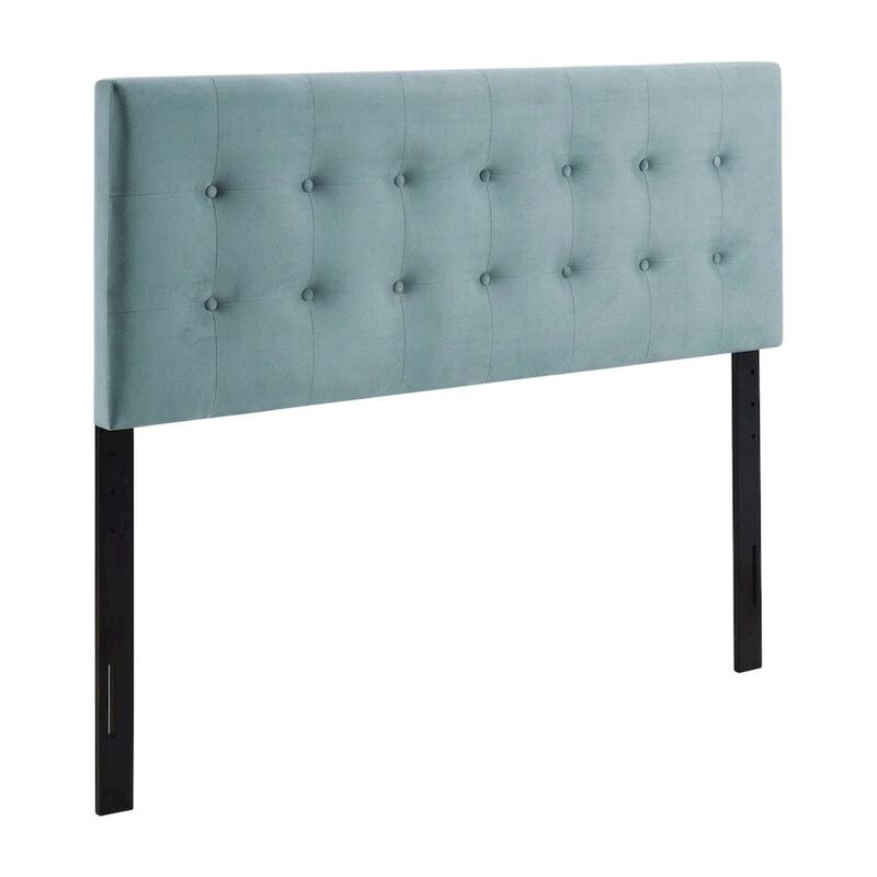 Biscuit Tufted Performance Velvet Queen Headboard with Soft Upholstery image number 0
