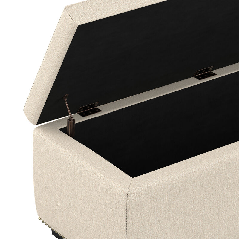 Simpli Home Hamilton Storage Ottoman image number 9