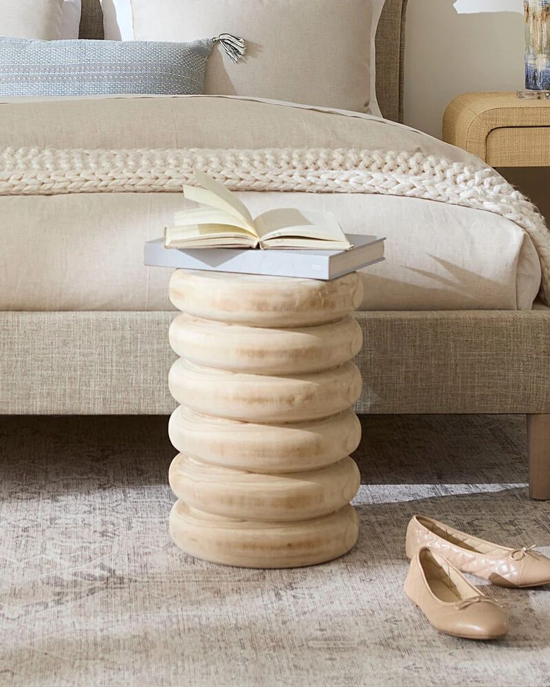 Mojave Wood Side Table image number 2