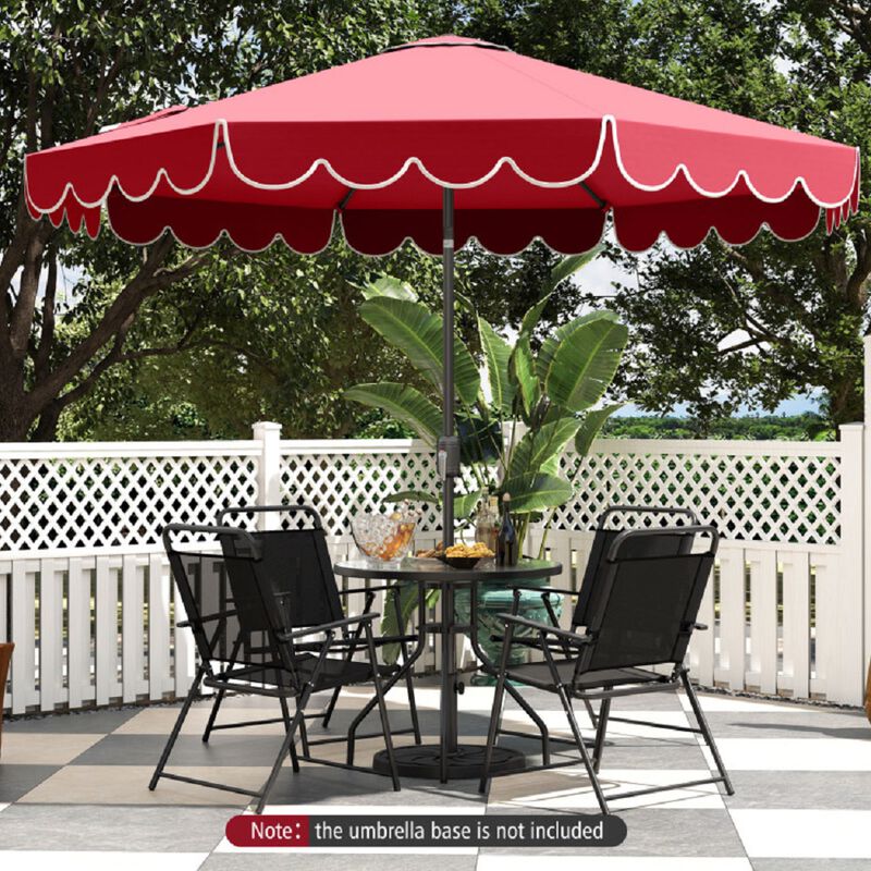 Outdoor Crank Tilt Umbrella &ndash; Adjustable Market Shade for Patio or Backyard image number 2