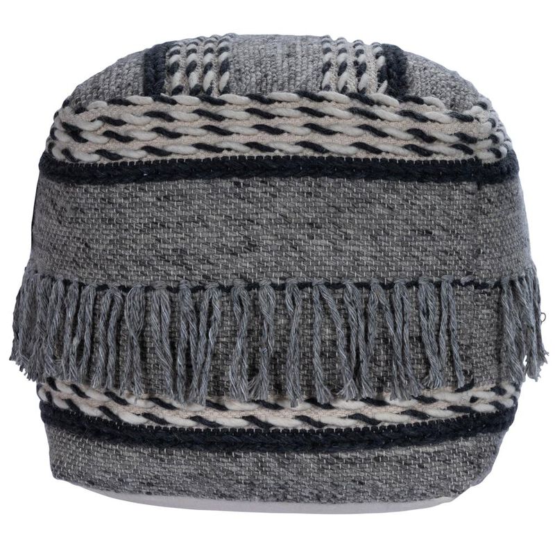 Butler Specialty Brynn Square Pouffe, Gray