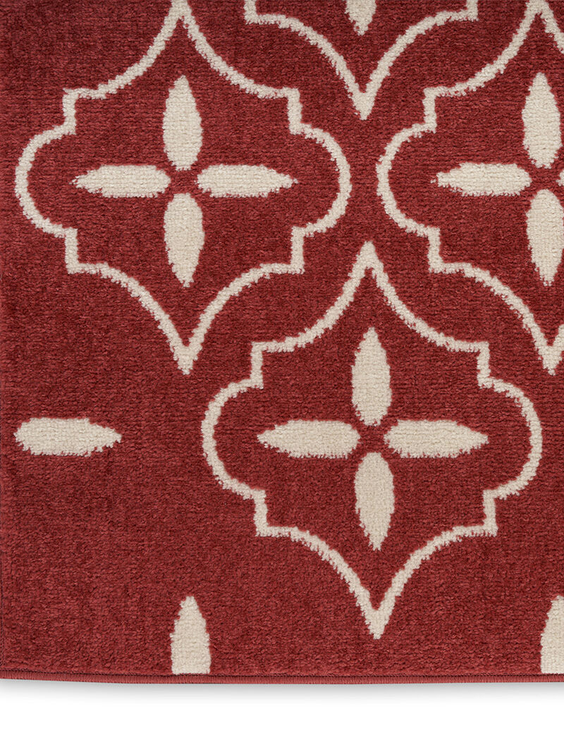 Nourison Essentials NRE04 Brick/Ivory 6' x 9' Rug