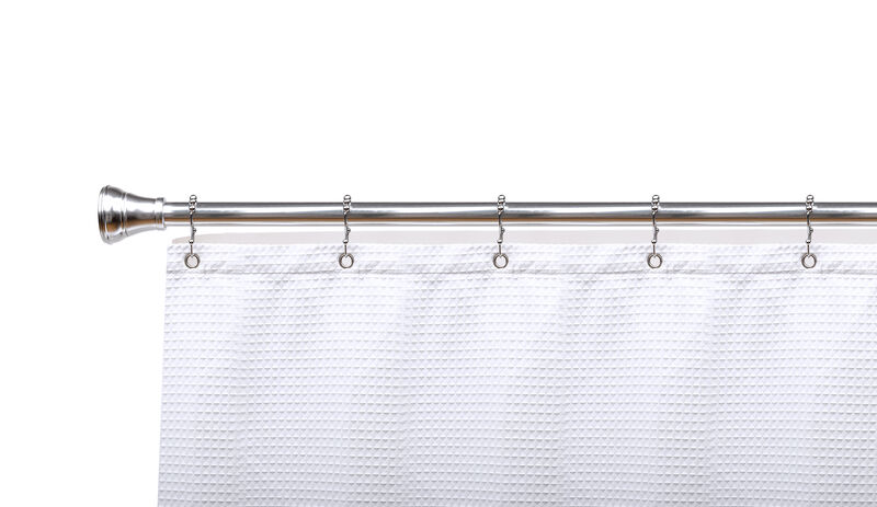 Stainless Steel Double Shower Curtain Hooks, Set of 12 image number 5
