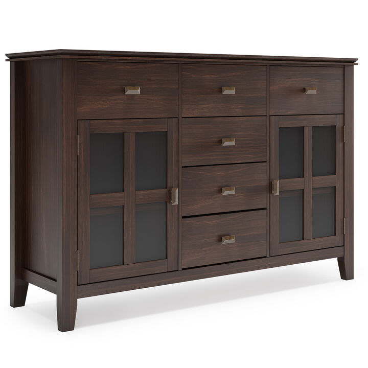 Zedpib Solid Wood Sideboard Buffet Cabinet