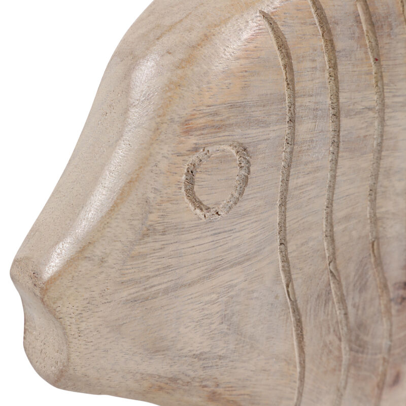 Distressed Wood Fish on Base image number 5