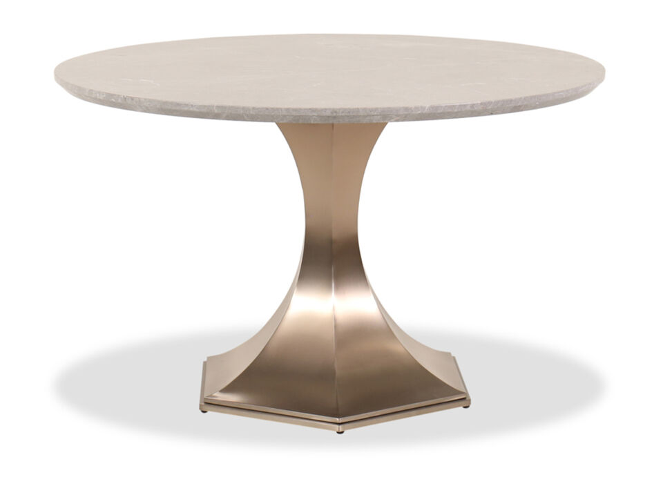Top Brass Round Dining Table