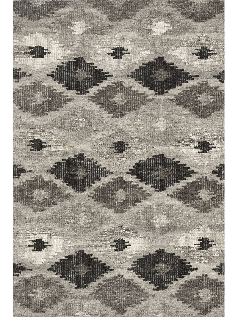 Akina AK02 Grey/Charcoal 3'6" x 5'6" Rug