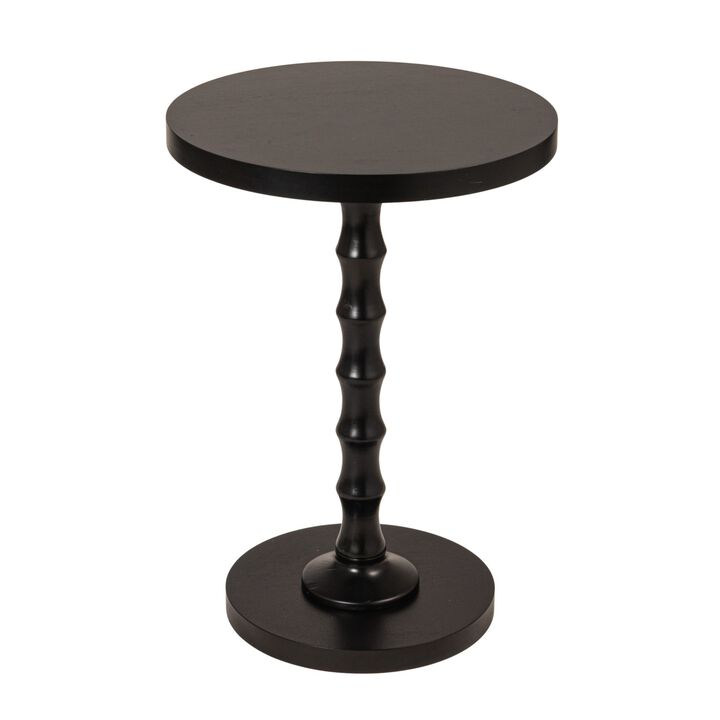Spindle Side Table, Black