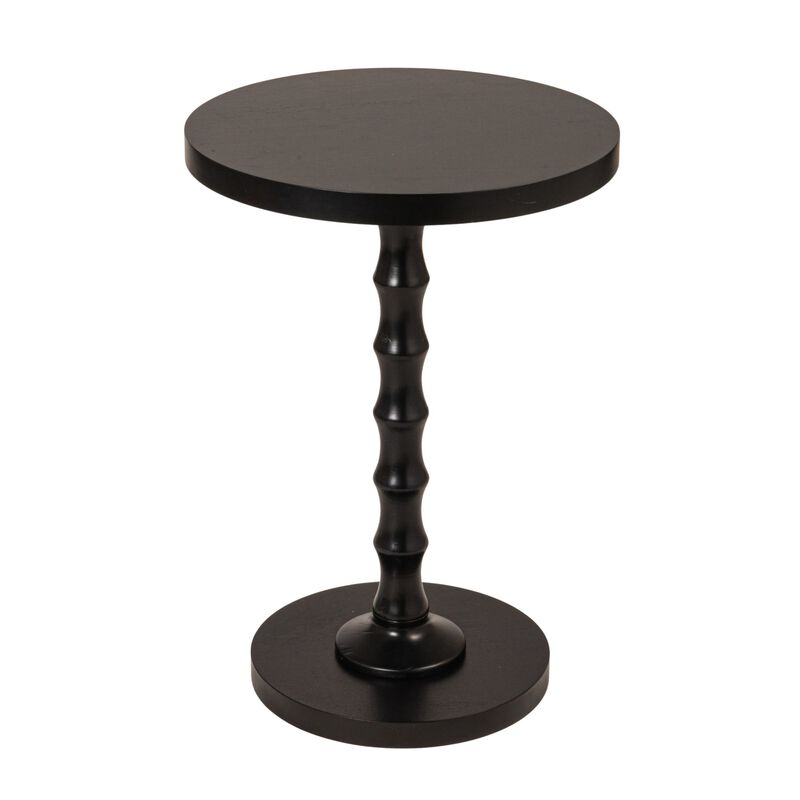 Spindle Side Table, Black image number 0