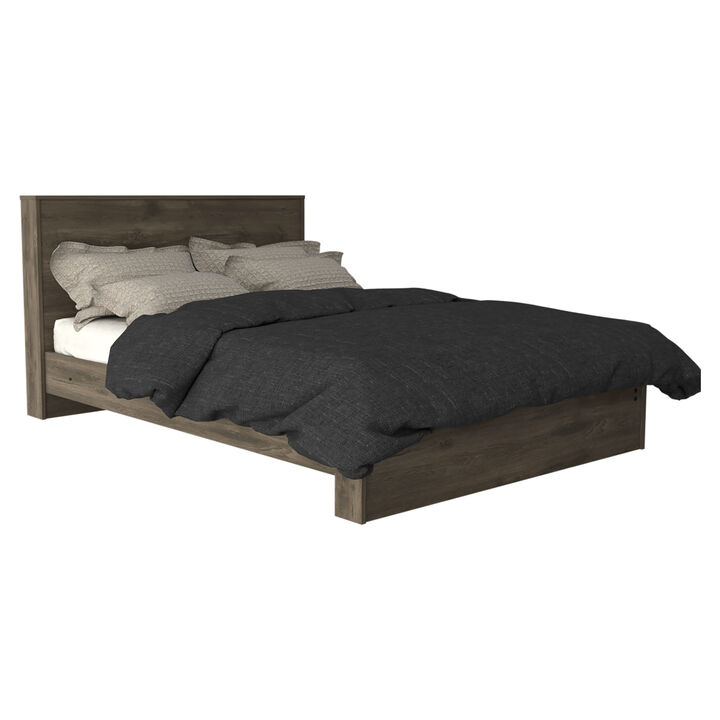 Full Size Bed Base Forum, Bedroom, Dark Brown