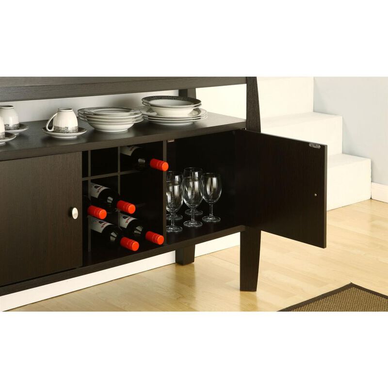 Hivvago Modern Dining Room Sideboard Buffet Server Console Table