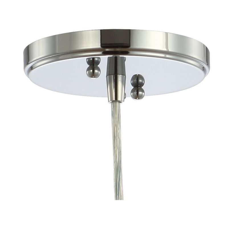 Cleo Adjustable Metal/Glass LED Pendant