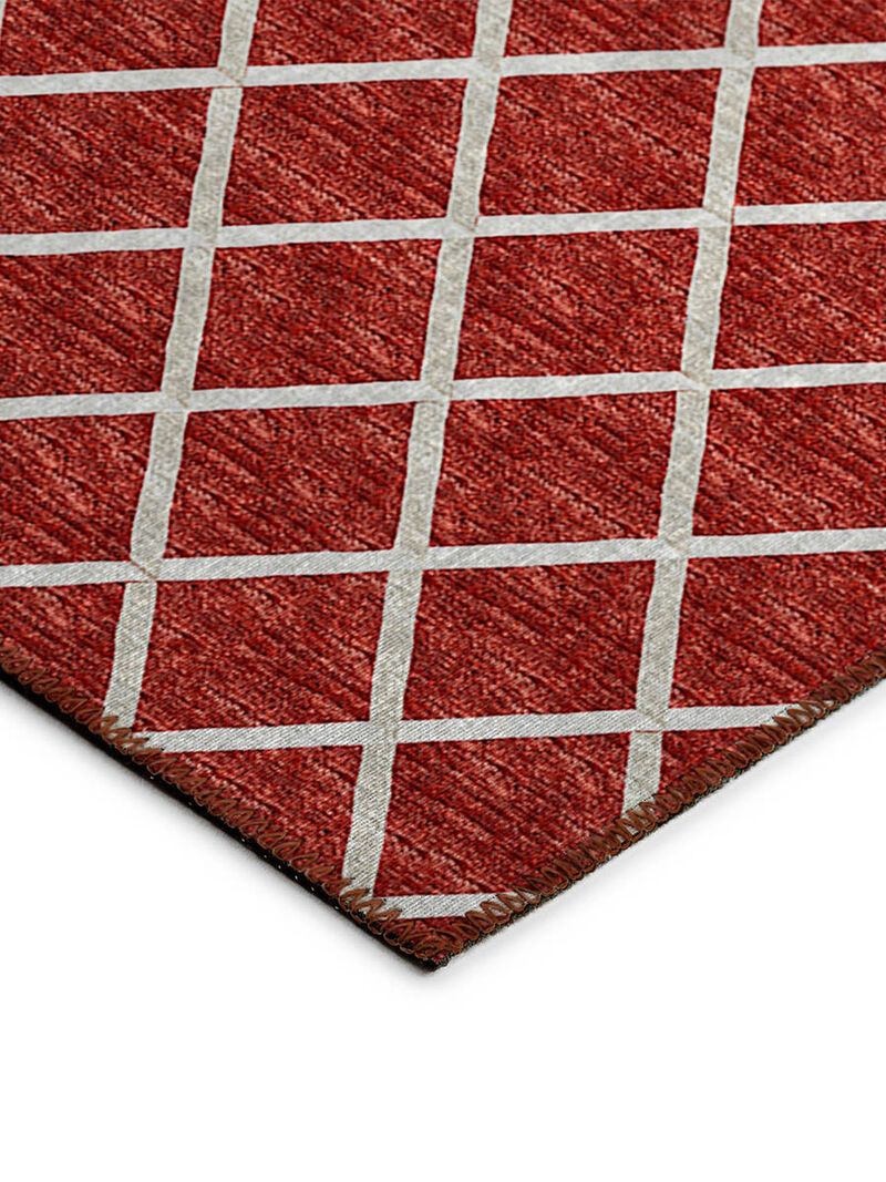 York YO1 Red 9' x 12' Rug