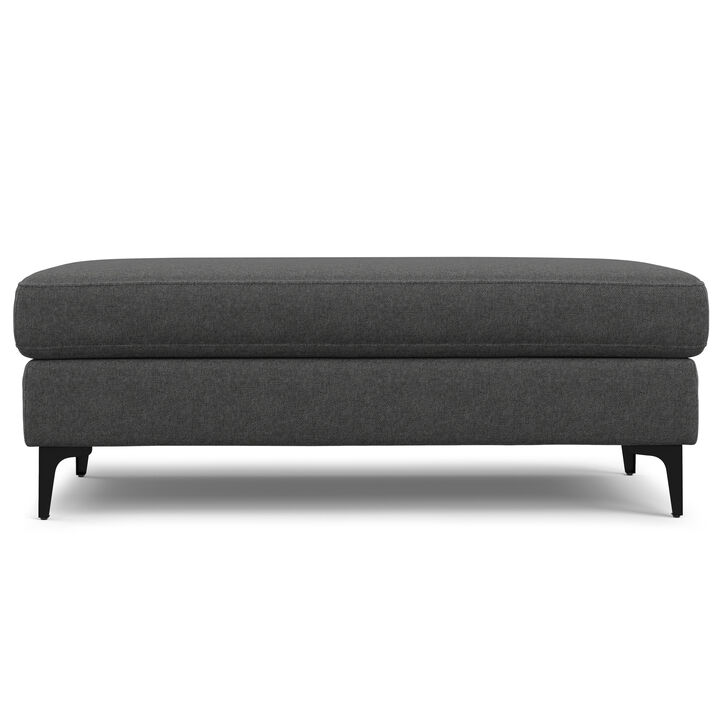 Simpli Home Ava Mid Century Ottoman Bench