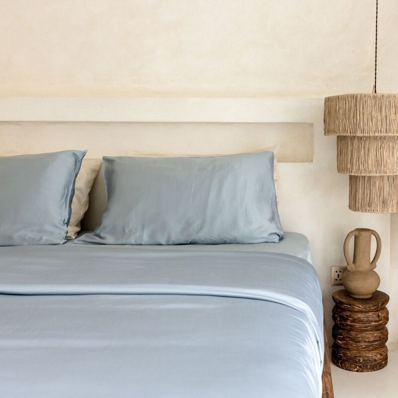 Organic Bamboo Sateen Duvet Cover Set image number 0