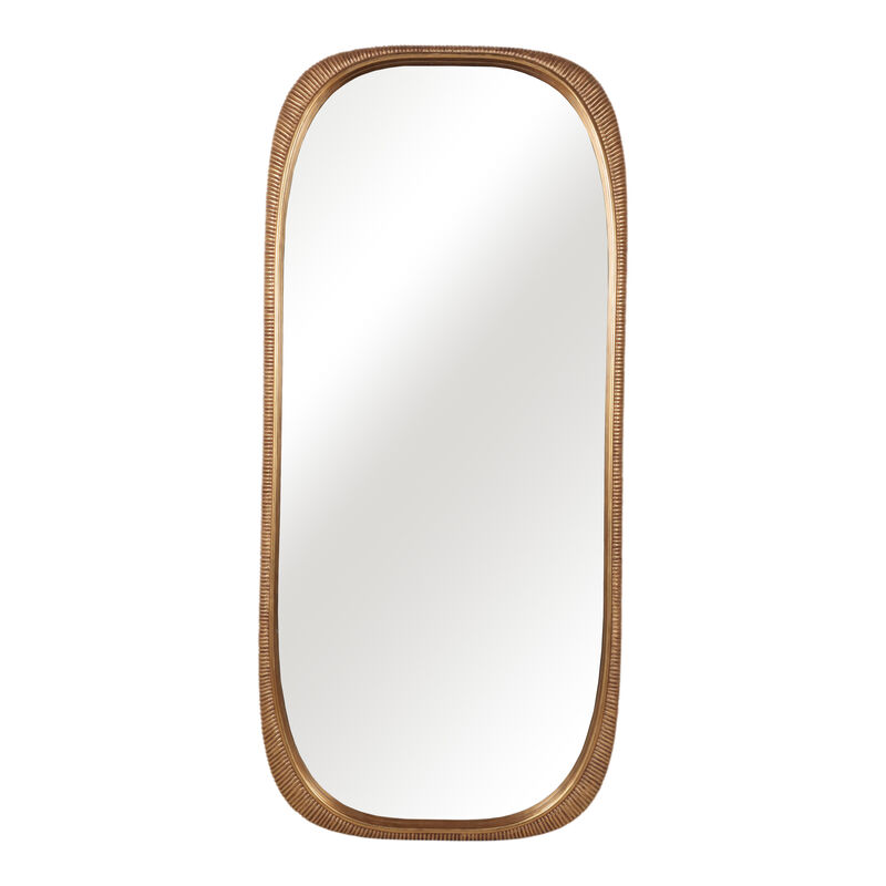 90x42 Ribbed Curved Mirror image number 0