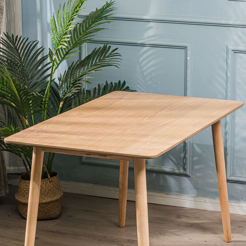 Dining Table for 4 People (L120 cm) Rectangular Wood