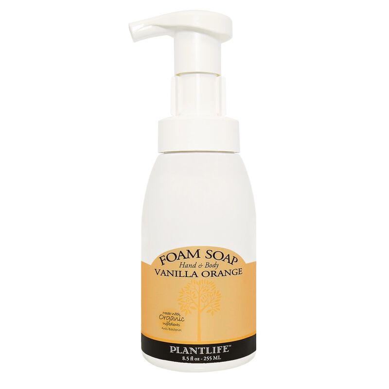 Plantlife Foam Soap Pump - Vanilla Orange image number 0