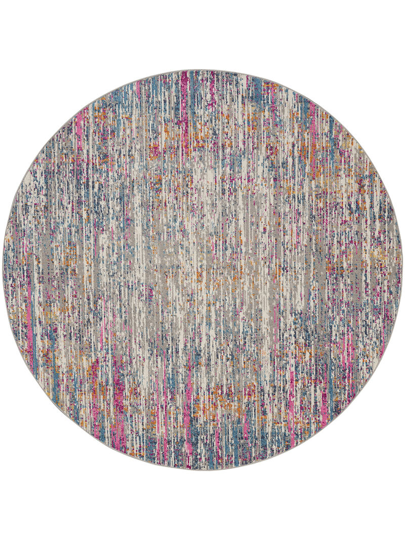 Passion PSN36 Ivory/Multicolor 10' x Round Rug image number 0