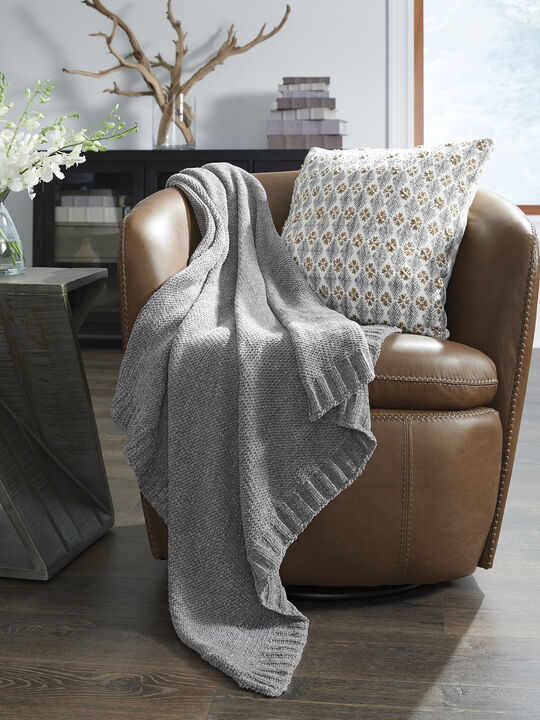 Anawood Throw (Set of 3), Gray