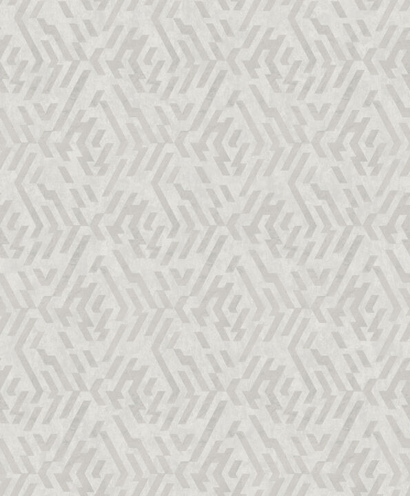 Kila Platinum Geometric Wallpaper