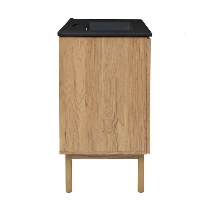 30" Freestanding Bathroom Vanity with 3-Hole Widespread Sink Top image number 7