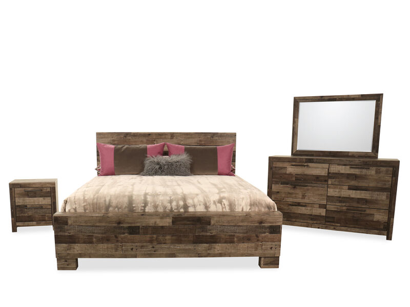 Ashley Derekson 4-Piece Bedroom Set in Brown & Gray image number 1