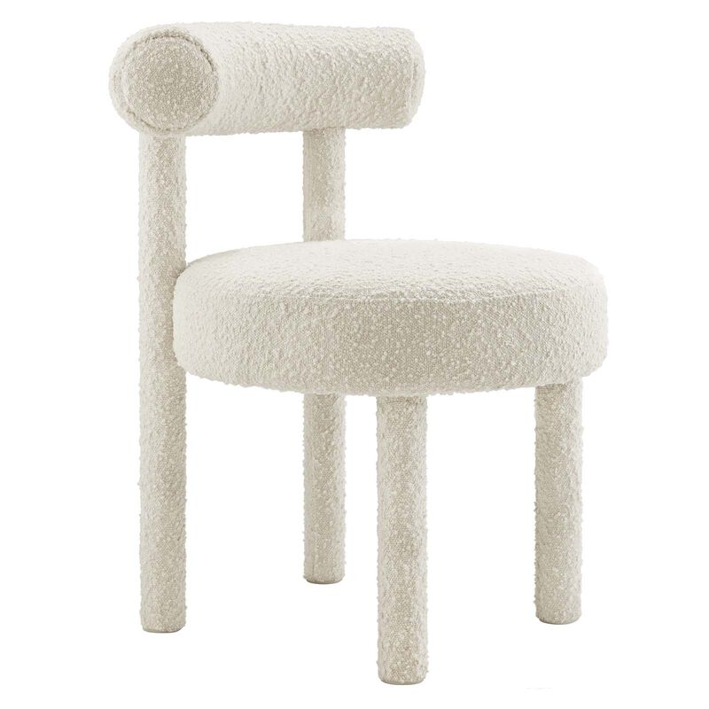 Toulouse Boucle Fabric Dining Chair image number 0
